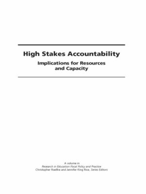 cover image of High Stakes Accountability